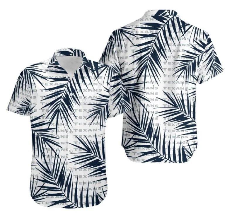Combo Houston Texans Button-Up Shirt & Men Shorts CN28