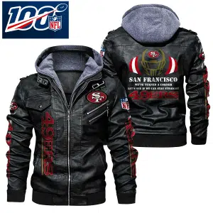 San Francisco 49ers Leather Jacket JS57