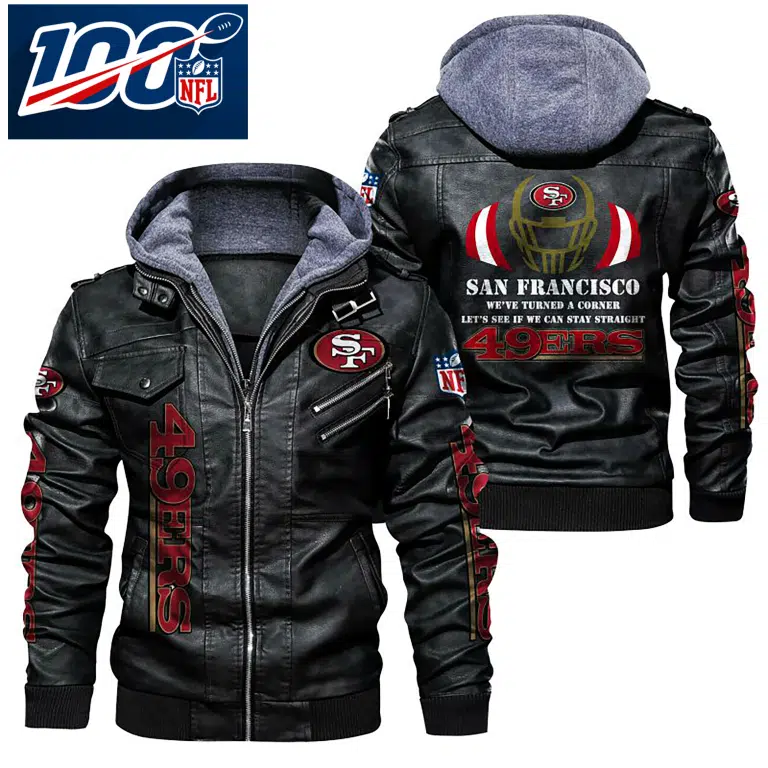 San Francisco 49ers Leather Jacket JS57