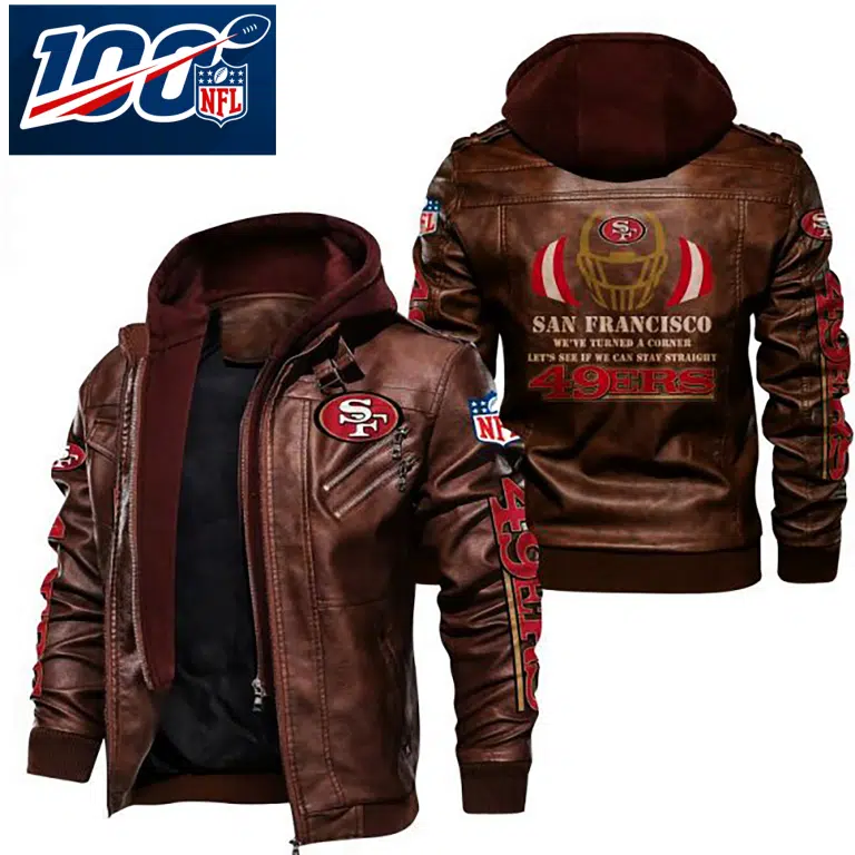 San Francisco 49ers Leather Jacket JS57 - Image 2