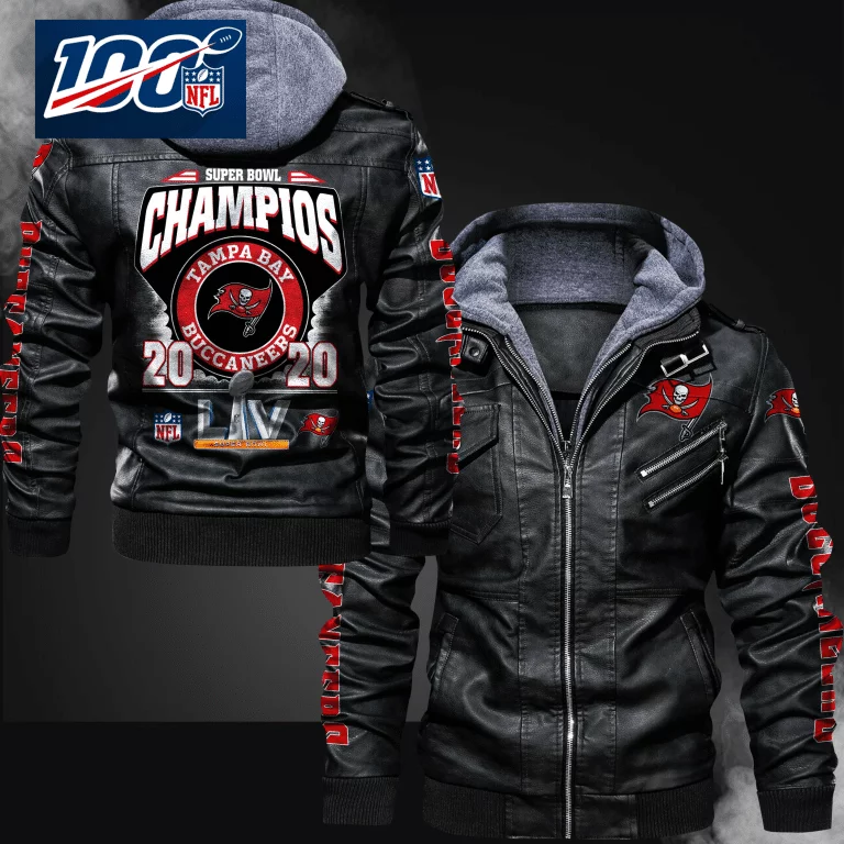 Tampa Bay Buccaneers Leather Jacket RH81