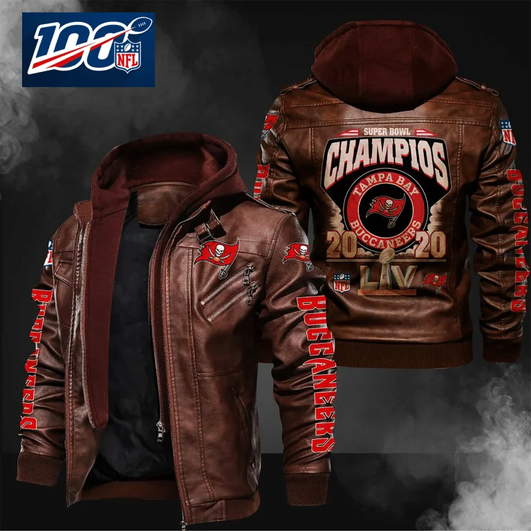 Tampa Bay Buccaneers Leather Jacket RH81 - Image 2