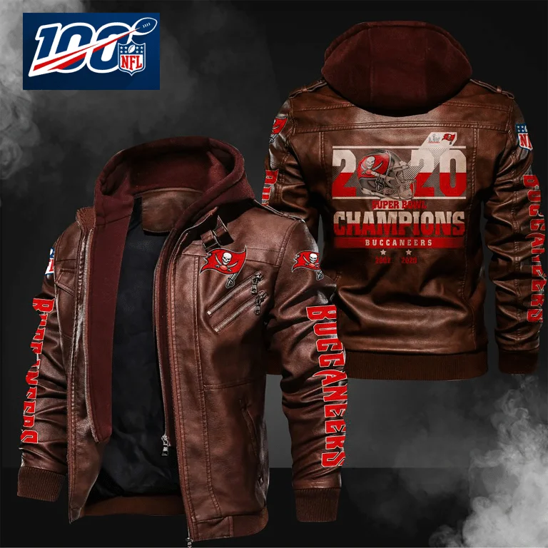 Tampa Bay Buccaneers Leather Jacket LG39 - Image 2