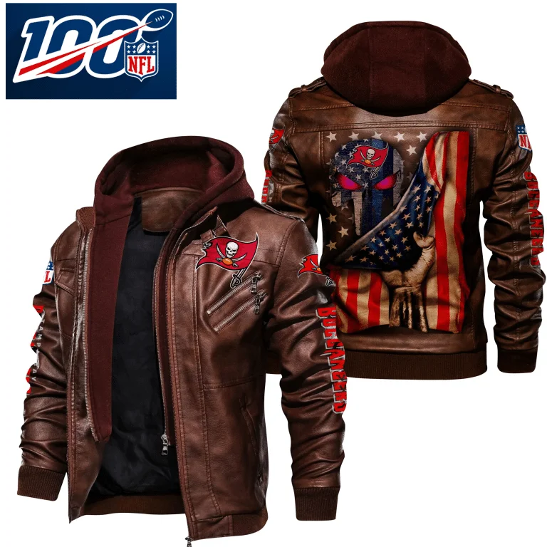 Tampa Bay Buccaneers Leather Jacket RK67 - Image 2
