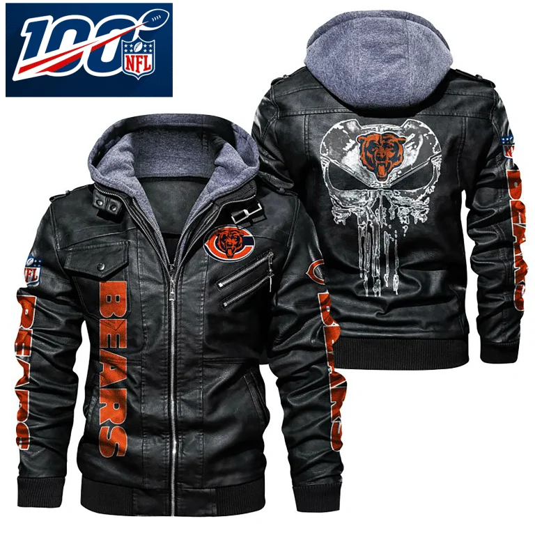 Chicago Bears Leather Jacket KF27