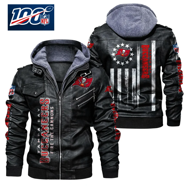 Tampa Bay Buccaneers Leather Jacket VK24