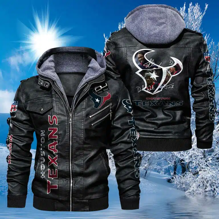 Houston Texans Leather Jacket NF28