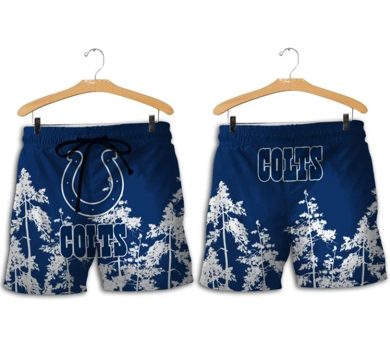 Combo Indianapolis Colts Button-Up Shirt & Men Shorts RM39 - Image 2