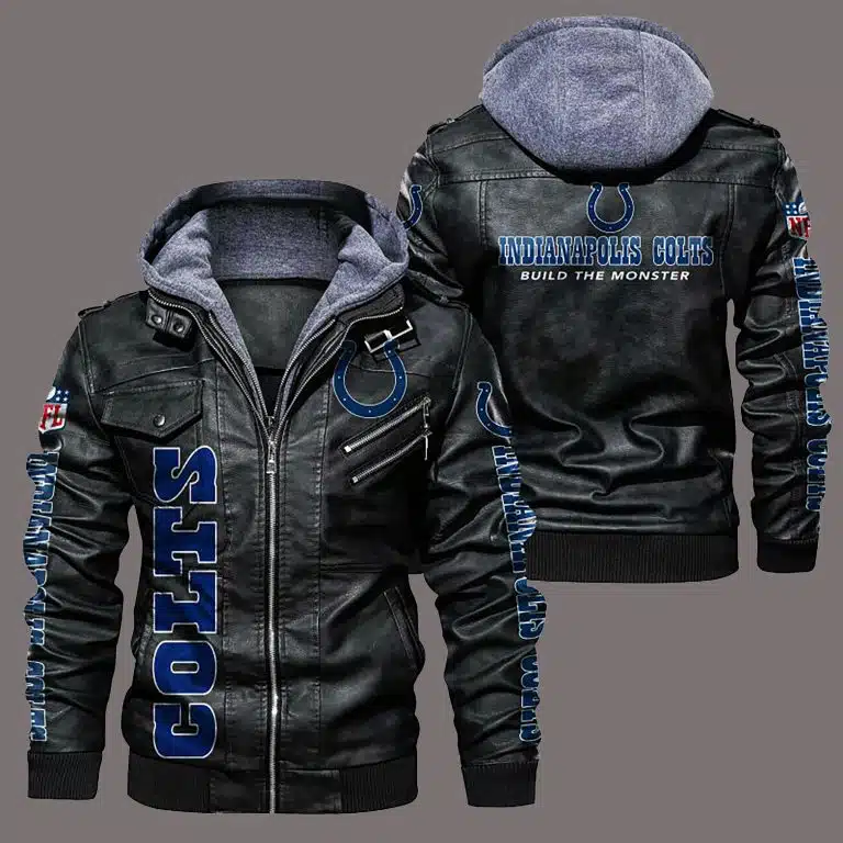Indianapolis Colts Leather Jacket IH13