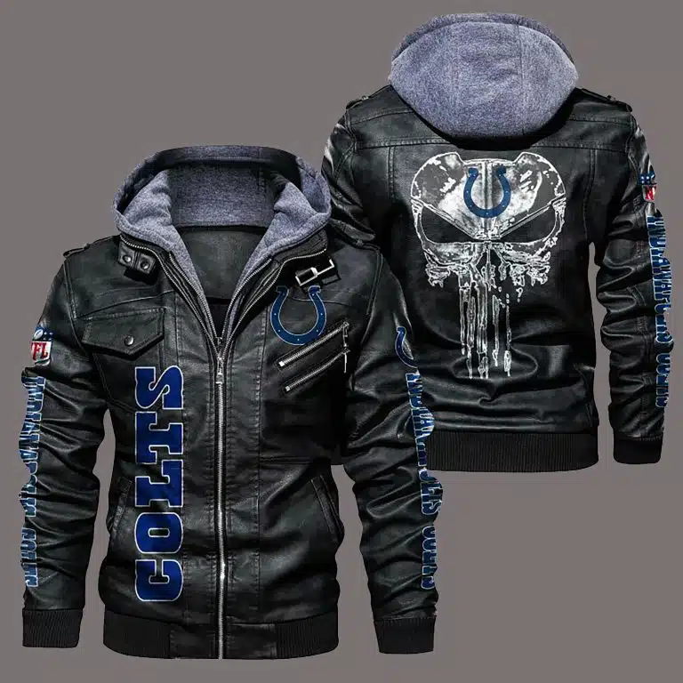 Indianapolis Colts Leather Jacket YE21