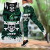 New York Jets Women's Hollow Out Tank Top & Legging CJ38