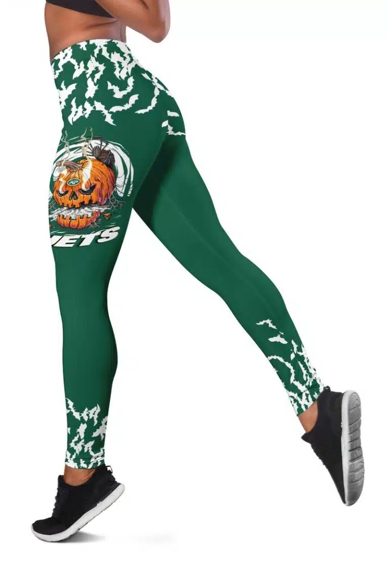 New York Jets Women's Hollow Out Tank Top & Legging TN79 - Image 3