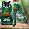 New York Jets Women's Hollow Out Tank Top & Legging JG13