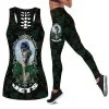 New York Jets Women's Hollow Out Tank Top & Legging KH33