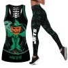 New York Jets Women's Hollow Out Tank Top & Legging KH23