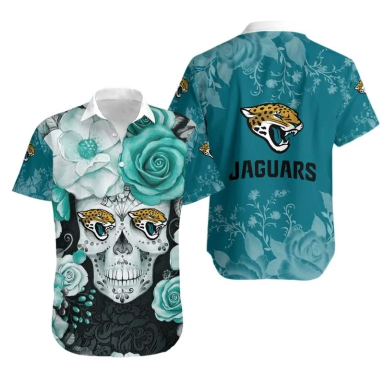 Jacksonville Jaguars Button-Up Shirt YR69