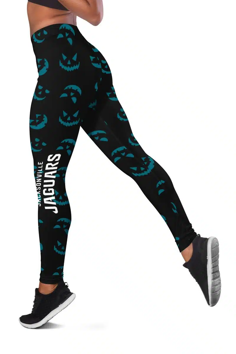 Jacksonville Jaguars Women's Criss Cross Tank Top & Legging NR38 - Image 3