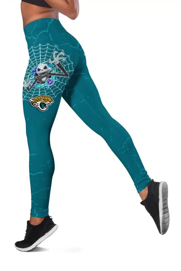 Jacksonville Jaguars Women's Criss Cross Tank Top & Legging KF68 - Image 3