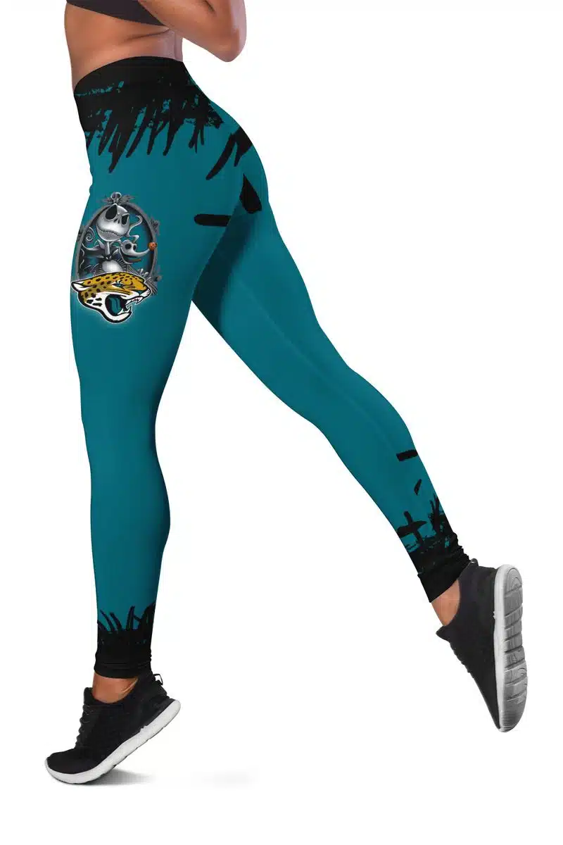 Jacksonville Jaguars Women's Criss Cross Tank Top & Legging LT56 - Image 3