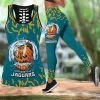 Jacksonville Jaguars Women's Criss Cross Tank Top & Legging BS64