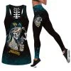 Jacksonville Jaguars Women's Criss Cross Tank Top & Legging DM64