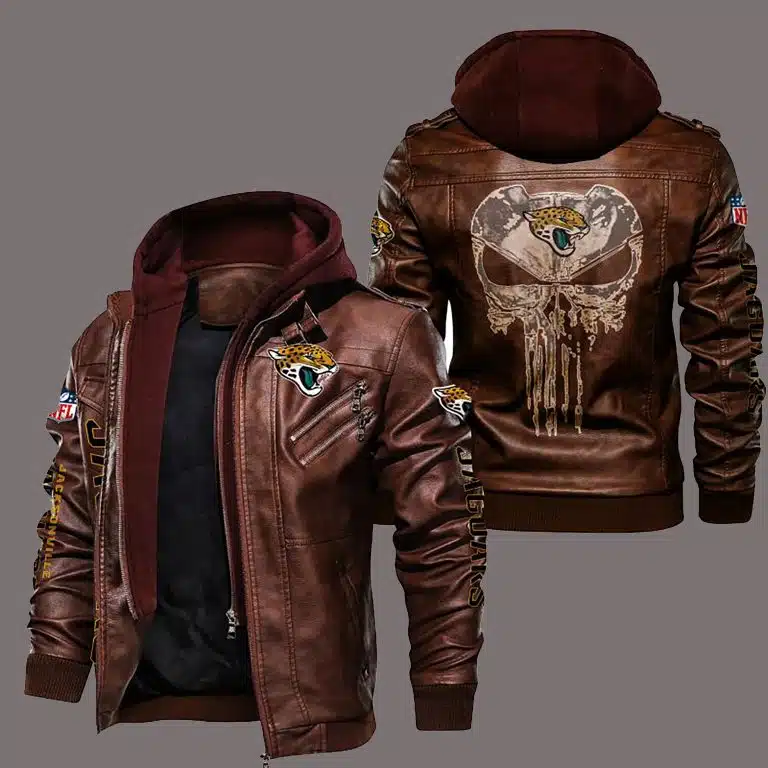 Jacksonville Jaguars Leather Jacket KF61 - Image 2
