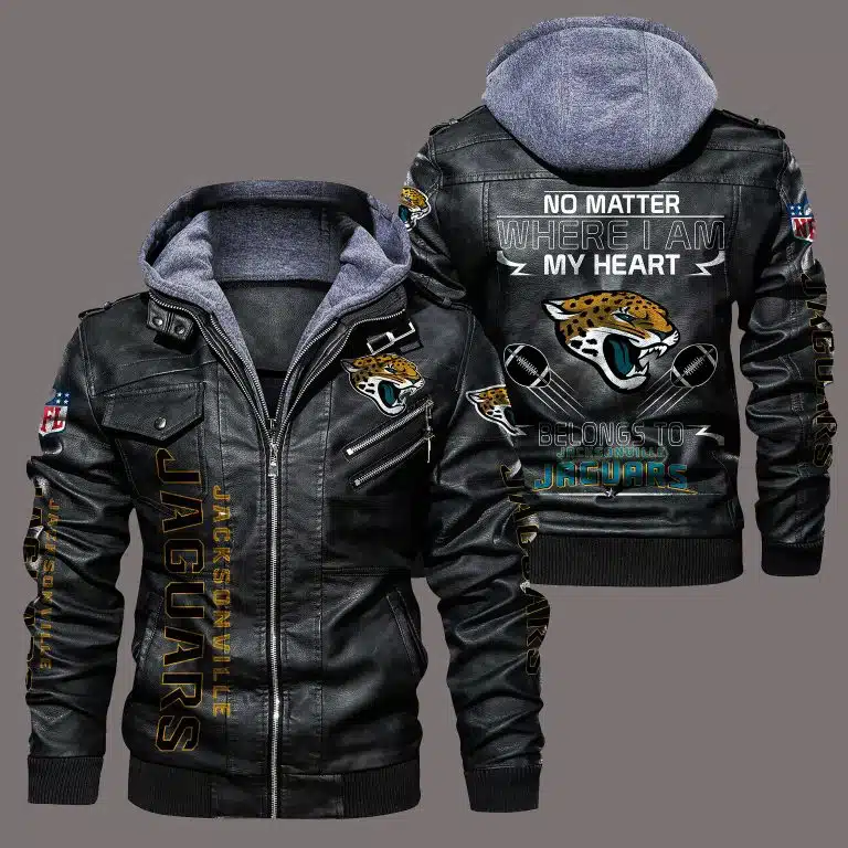 Jacksonville Jaguars Leather Jacket RH64