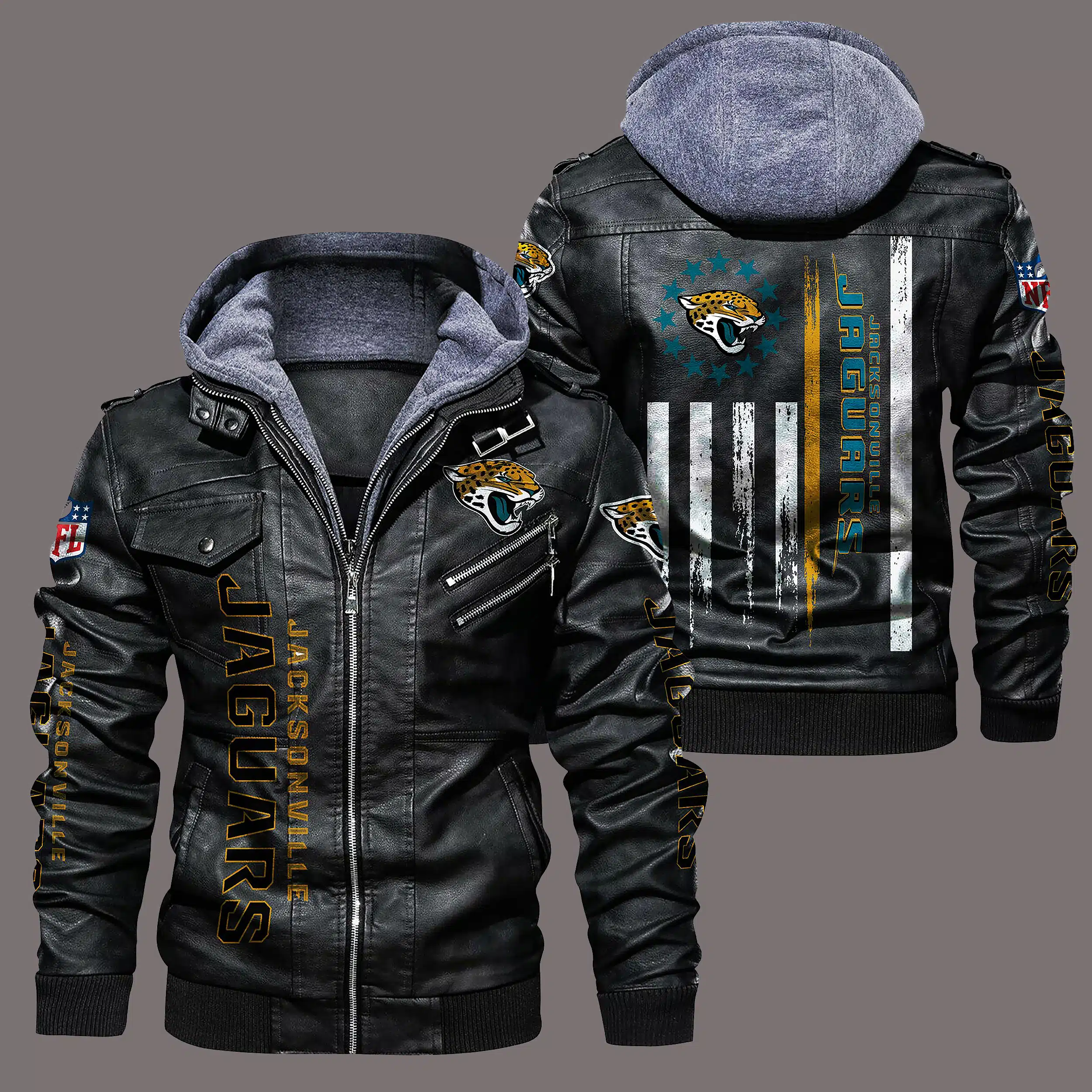 Jacksonville Jaguars Leather Jacket KG27