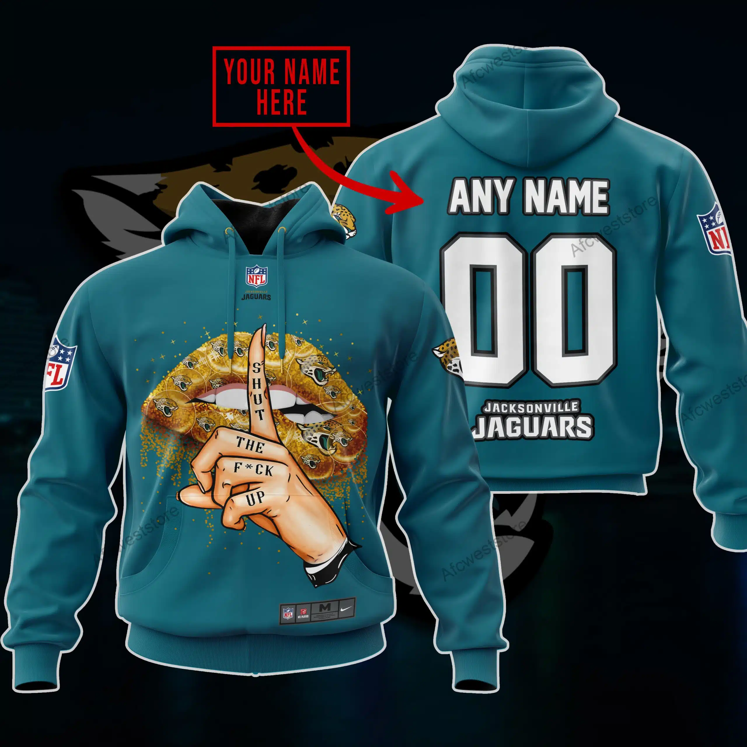Shut The Fck Up | Jacksonville Jaguars | Custom Your Name