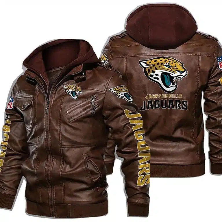 Jacksonville Jaguars Leather Jacket JF27 - Image 2