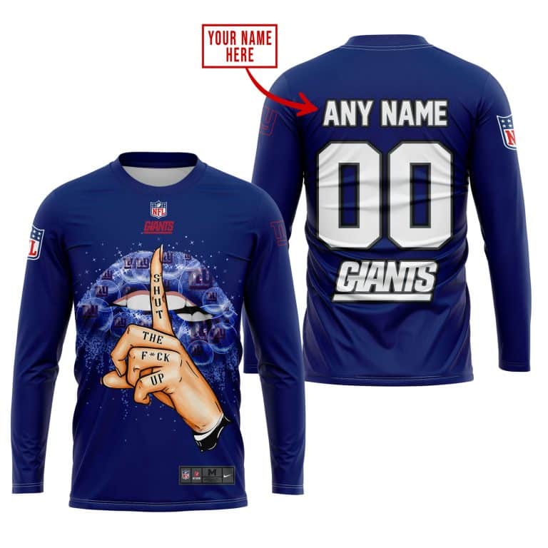 Shut The Fck Up | New York Giants | Custom Your Name - Image 2