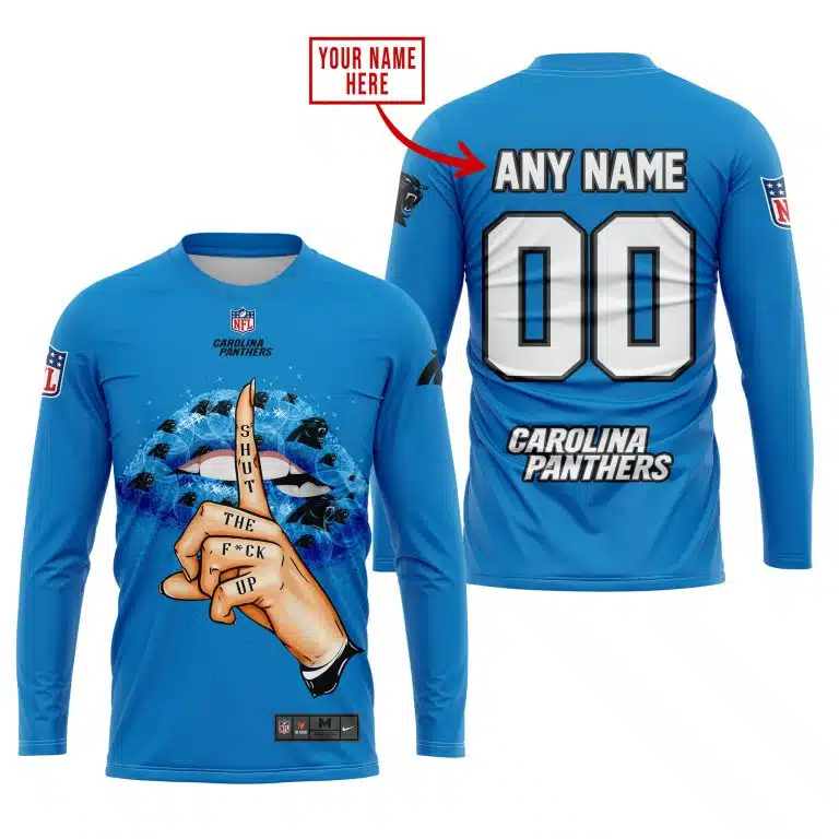 Shut The Fck Up | Carolina Panthers | Custom Your Name - Image 3
