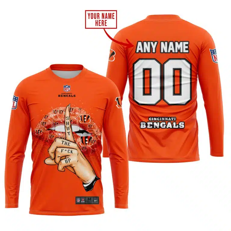 Shut The Fck Up | Cincinnati Bengals | Custom Your Name - Image 3