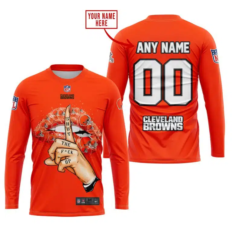 Shut The FCK Up | Cleveland Browns | Custom Your Name - Image 3