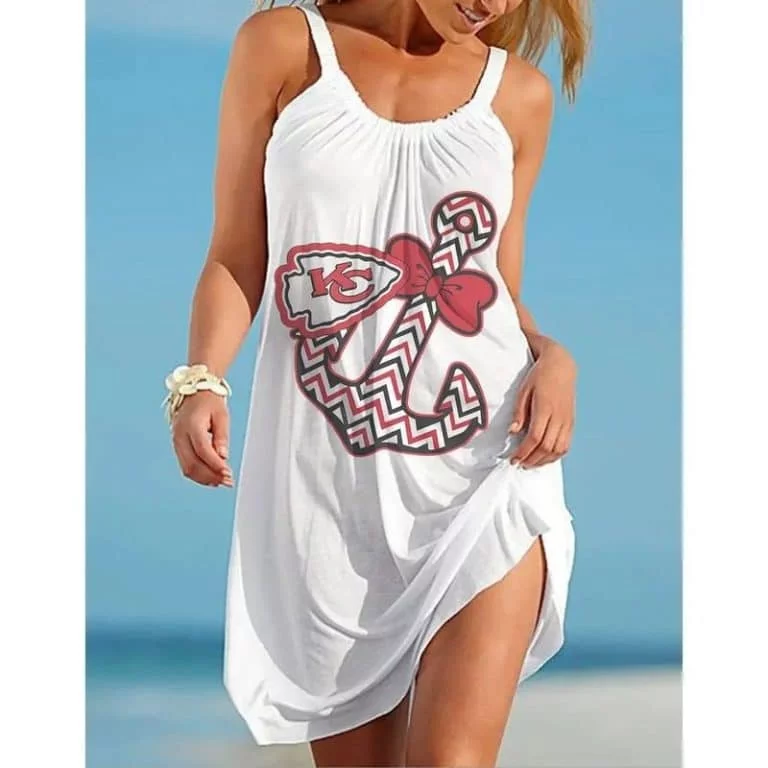Kansas City Chiefs Beach Dress Summer EY47
