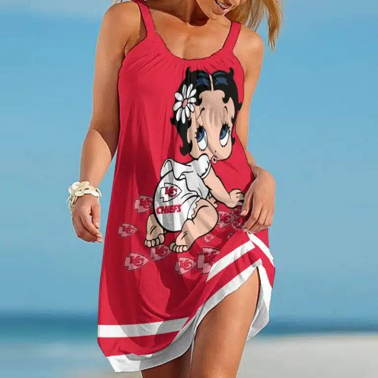 Kansas City Chiefs Beach Dress Summer EH35