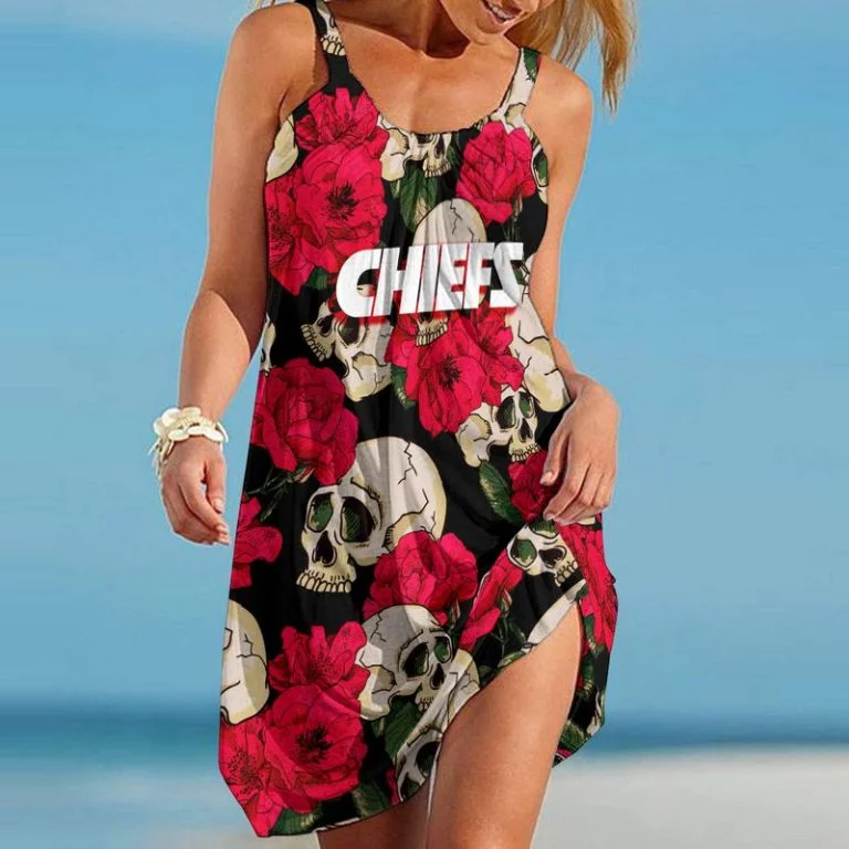 Kansas City Chiefs Beach Dress Summer WT41