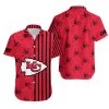 Combo Kansas City Chiefs Button-Up Shirt & Men Shorts UF14
