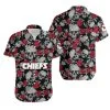 Combo Kansas City Chiefs Button-Up Shirt & Men Shorts UL67