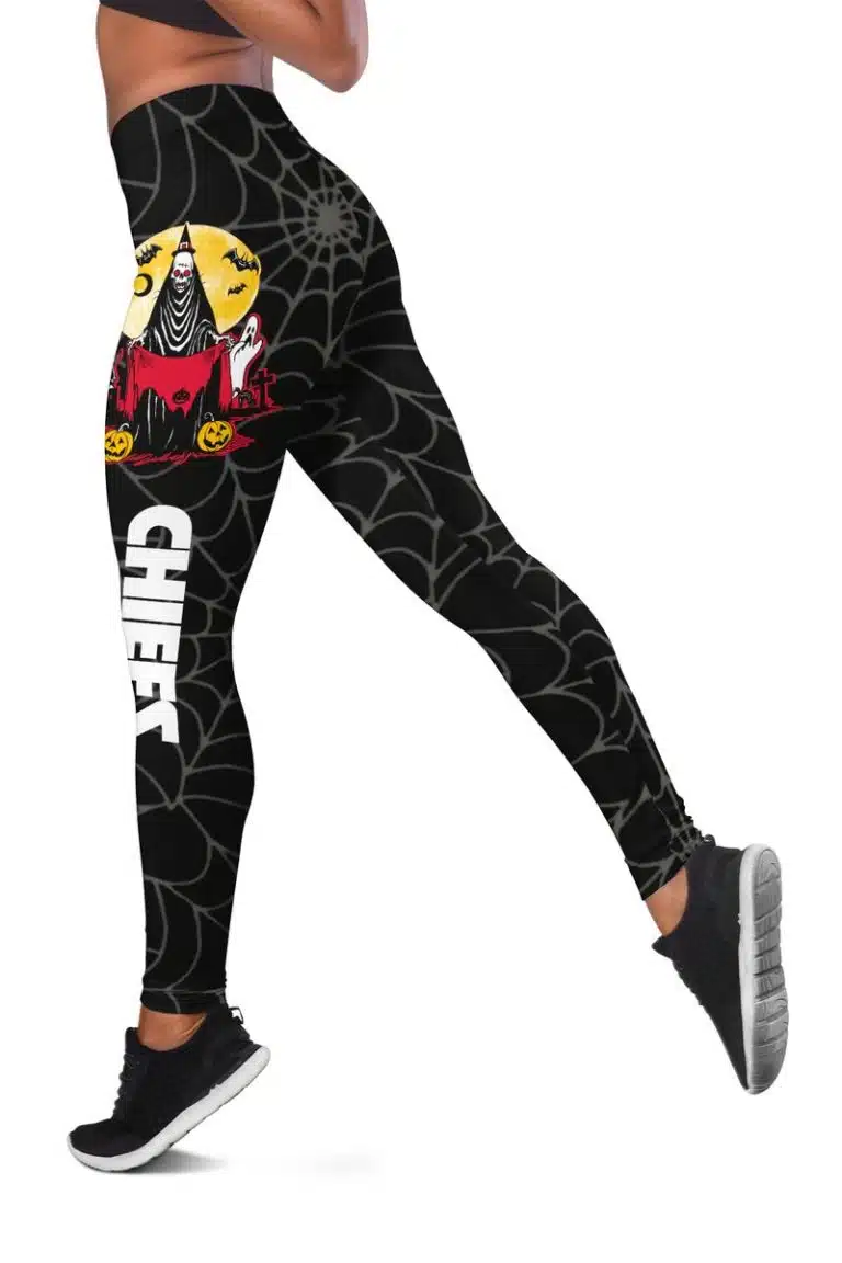 Kansas City Chiefs Women's Hollow Out Tank Top + Legging TY13 - Image 3