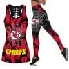 Kansas City Chiefs Women's Hollow Out Tank Top + Legging KY34