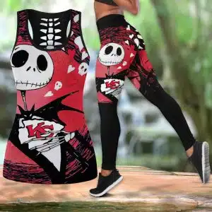 Kansas City Chiefs Women's Hollow Out Tank Top + Legging RU63