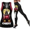 Kansas City Chiefs Women's Hollow Out Tank Top + Legging TF24