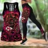 Kansas City Chiefs Women's Hollow Out Tank Top + Legging TJ27