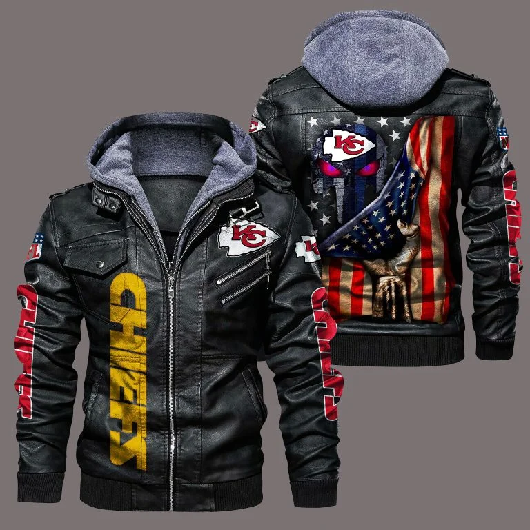 Kansas City Chiefs Leather Jacket YP27