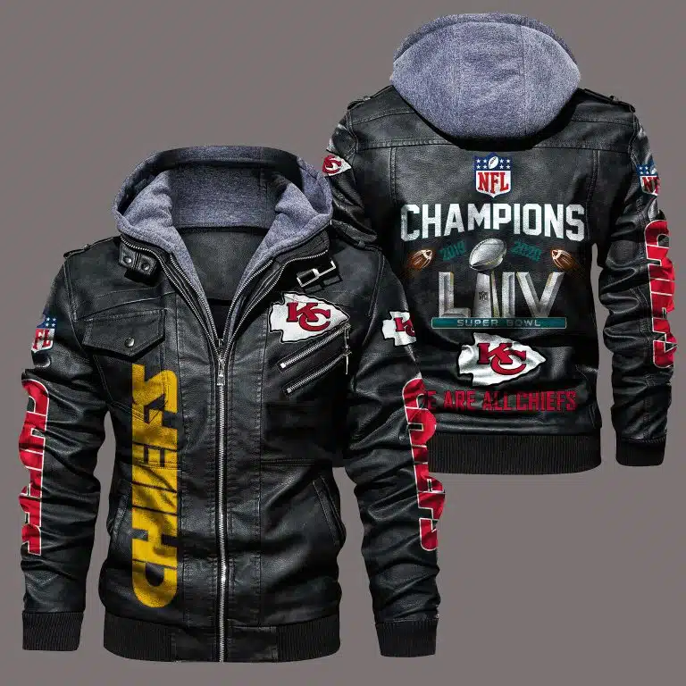 Kansas City Chiefs Leather Jacket RG57