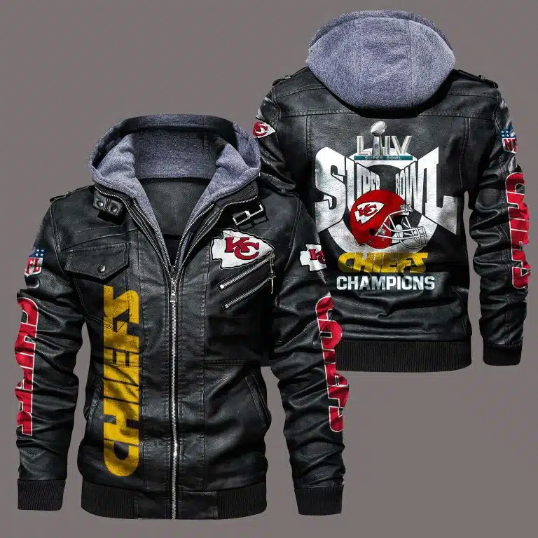 Kansas City Chiefs Leather Jacket YI38