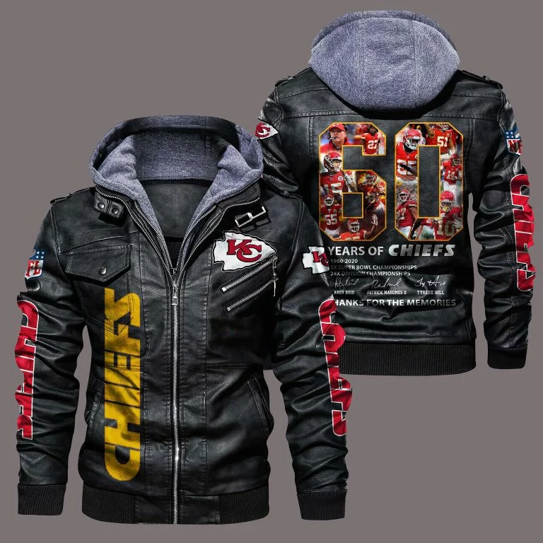 Kansas City Chiefs Leather Jacket KL56