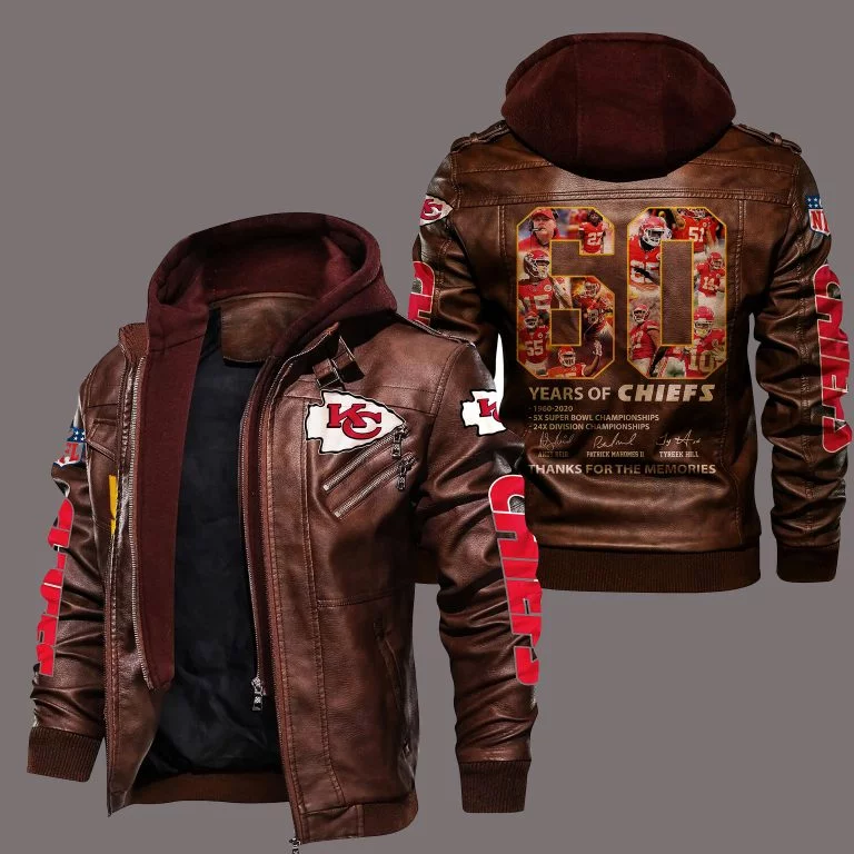 Kansas City Chiefs Leather Jacket KL56 - Image 2
