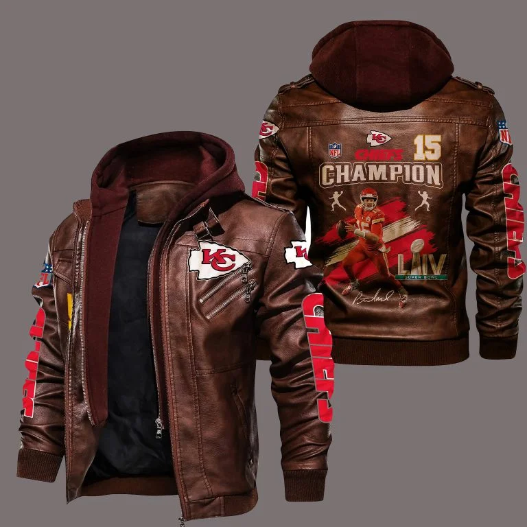 Kansas City Chiefs Leather Jacket ET51 - Image 2